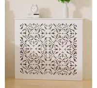 MTSYXYM Copertura per Radiatore Decorativa,MDF Copri calorifero,Copritermosifone a Doghe,Angoli arrotondati,Bella e Traspirante,per casa, Ufficio, Hallway Living Room.(L90*H100*T15cm)