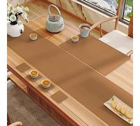 MTSYXYM Runner da Tavolo,Runner da Tavolo Verde Moderno,Non Si deforma Quando Viene Allungato, Si arriccia Senza Lasciare segni,per Doccia Nuziale di Nozze Tavola da Pranzo.(Brown,30 * 200cm)