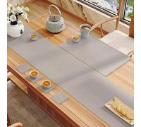 MTSYXYM Runner da Tavolo,Runner da Tavolo Verde Moderno,Non Si deforma Quando Viene Allungato, Si arriccia Senza Lasciare segni,per Doccia Nuziale di Nozze Tavola da Pranzo.(Gray,30 * 240cm)