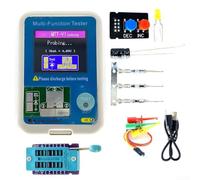 MTT-V1 - Tester transistor con misuratore ESR e display TFT, analizzatore automatico di componenti per MOSFET a triodi a diodi, funzione di decodifica a infrarossi, strumento di riparazione