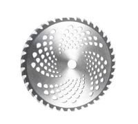 MTTThrTvs Set Tosaerba Universale da 3 Pezzi Set Sega Circolare a rombo in Acciaio Bianco al Manganese Compatibile con Vari Tosaerba e Accessori per spazzole(40 Tooth)