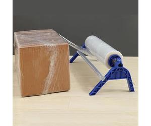 MTTXY Distributore di Pellicole Elastico da Tavolo con Pellicola di Elastica Trasparente Larga 50 Cm, Wrapper di Pallet Manuali, 2 Metodi di Installazione per Logistica e Trasporto, Imballaggio dei