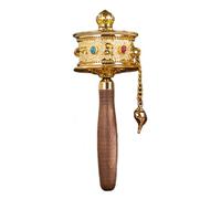 Mtucegi Ruota di preghiera tibetana buddismi tibetani palmare mantra a sei parole Mantra a manovella buddista ruota di preghiera a mano