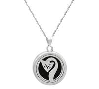 Mtucegi Trees Of Life - Collana con diffusore di profumo in acciaio inox, medaglioni con ciondolo, accessorio per gli appassionati di moda, accessorio alla moda da donna, Misura unica, come descritto