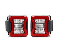 Mtuqvma Fanale posteriore esterno Per Jeep Per Wrangler Per JK Fendinebbia Indicatore Direzione Spia Stop Freno Fanale Posteriore Gruppo Ottico Versione EUR Fanale Posteriore A LED