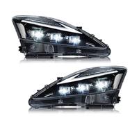 Mtuqvma Gruppo Faro Anteriore Per Lexus IS250 IS350 2006-2013 Gruppo Fari A LED DRL Accessori Per Segnali(2pcs Headlights Right Hand Drive)