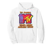 MTV 1 ° Video Music Awards Show Logo 1984 Felpa con Cappuccio