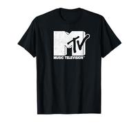 MTV Classic Distressed Logo Maglietta