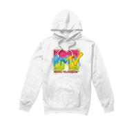 MTV Felpa con Cappuccio Logo Vernice Uomo (TV8636)