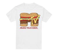 MTV Maglietta Logo Hamburger Uomo (TV6315)