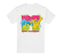 MTV Maglietta Logo Vernice Uomo (TV6289)