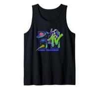 MTV Moon Man Galaxy Neon Space Vibe Canotta