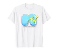 MTV Music Television Animated Balloon Style Chest Logo Maglietta