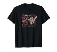 MTV Music Television Wild Wild West Cowboy Logo Maglietta