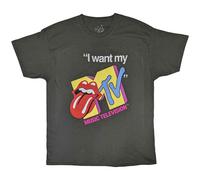 MTV Rolling Stones I Want My MTV autorizzato Uomo maglietta