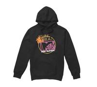 MTV Spring Break '91 Felpa con Cappuccio Insegna al Neon Uomo (TV8630)