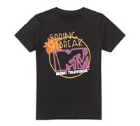 MTV Spring Break '91 Maglietta Insegna al Neon Uomo (TV6283)