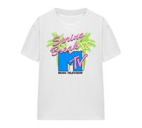 MTV Spring Break Maglietta Palme al Neon Adulto Unisex (TV15827)