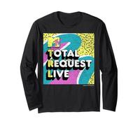 MTV Total Request Live TRL 90s Memphis Style Maglia a Manica