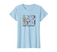 MTV Wild West Maglietta, Donna, Celeste, M