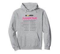 MTV Yo! Raps Summer Tour City List Neon 90s Hip Hop Felpa con Cappuccio