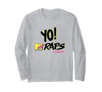 MTV Yo! Raps Summer Tour Neon 90s Retro Hip Hop Maglia a Manica