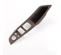 MTVTFECEWG Car Door Handle Panel Protector Pull Trim Cover Per 2011-2017 Serie 5 F10 F18 F11 Auto Interior Door Handles Sticker (1pc Main Mocha)