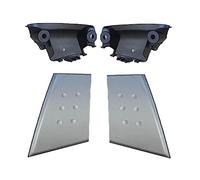 MTVTFECEWG Copertura Porta Bracciolo Base Per Peugeot 107 Per Toyota Per Aygo Per Citroen C1 2005-2009 Auto Maniglia Interna Copertura Porta Fibbia (LH RH Cover and Base)