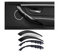MTVTFECEWG Maniglia Per Porta Per Auto Maniglie Per Porte Interne Sostituisci Coperchio Maniglia Per Portiera Per Serie 3 4 F30 F36 M3 (Outer Black)