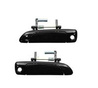 MTVTFECEWG Per Civic 2001 2002 2003-2005 Maniglie Per Porte Esterne Esterne Anteriori Posteriori Nere Set Di Coppie (Front Pair)