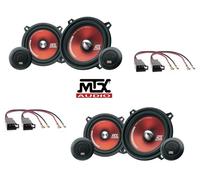 MTX Kit 8 casse 13cm RENAULT CLIO 98>05 MEGANE 02>09 CONN ALTOPARLANTI AUTO