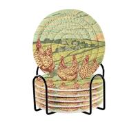 Mtyyodi4nzm5r01ldej0vjdzqux5 Sottobicchieri per ufficio con supporto Set di 6 sottobicchieri per tavolo da pranzo Protezione da tavolo