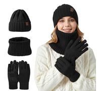 Mtze fr Damen, mit weicher Strickstruktur, Spitzendetails, aus Polyester, Sommer, Strand und Freizeit, kalte Tage, Leicht zu tragen, ALS ergänzendes Accessoire, Reisen, Nero , Taglia unica