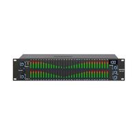 MU-231 Equalizzatore Audio Dual 31 Bande Equalizzatore Digitale Audio Professionale Equalizzatore Spettro Gestione Altoparlanti(Black)