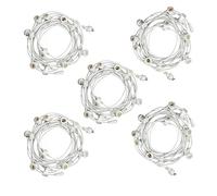 MU 50M Catena Luminosa Esterno LED Catenaria 50 Portalampada E27 Da 5 * 10 Metri Cavo Bianco Prolungabile Fino a 1000W IP54 Outdoor Giardino Matrimonio|50 M, BIANCO [Classe efficenza energetica: A]