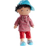 Mu eco de peluche HABA William 12 - Lavable a m quina con ropa extra ble y cara bordada
