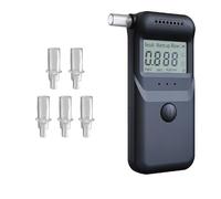 MU LIN Etilometro Portatile Certificato, Alcol Test Digitale con Display LCD, Alta Precisione, Professionale e Personale, Perfetto per Uso Domestico e Feste, Risultati in pochi Secondi