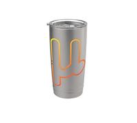 Mu minuscolo - Dodicesima lettera dell'alfabeto greco Bicchiere termico in acciaio inox doppia parete