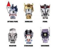 MU MODEL TRANSFORMERS POCKET EDITION - MINI VERSION 6 STYLES 1 (6 PCS)