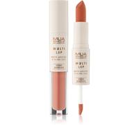 MUA Makeup Academy Multi Lip Nude Edition rossetto e lucidalabbra lunga tenuta duo colore Caramel 3.2 g