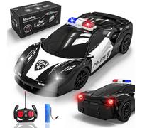 Muakiz Auto telecomandata a partire da 3 4 5 6 7 8 anni auto della polizia con telecomando RC auto giocattolo per ragazzi ragazze regalo giocattolo per bambini con batteria ricaricabile e luce della
