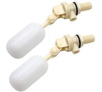 MUALROUS 2 Pezzi 1/2" Acqua Galleggiante Valvola a Sfera Spegnere Riempimento Automatico Umidificatore Serbatoio Acqua Valvola a Sfera Acqua per Abbeveratoio per Bovini per Cavalli Pecore Maiali Cani