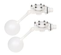 MUALROUS 2 valvole per nuotatore d'acqua con braccio regolabile, valvola di ricambio galleggiante da 3/4 pollici per serbatoio dell'acqua, acquario, pozioni per pecore bovine (2)