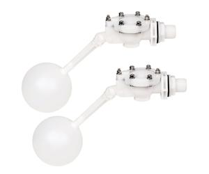 MUALROUS 2 valvole per nuotatore d'acqua con braccio regolabile, valvola di ricambio galleggiante da 3/4 pollici per serbatoio dell'acqua, acquario, pozioni per pecore bovine (2)