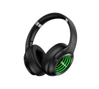 MUARRON Cuffie wireless Bluetooth, luci colorate a specchio a mille strati