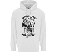 Muay Tailandese Full Contact Arti Marziali Mma Bambini Felpa con Cappuccio