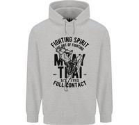 Muay Tailandese Full Contact Arti Marziali Mma Bambini Felpa con Cappuccio