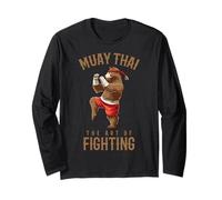 Muay Thai Bear L'Arte del Combattimento MMA Boxe Maglia a Manica
