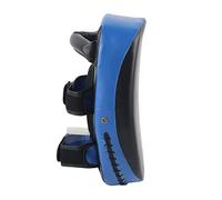 Muay Thai Boxe Curve Pad Kicking Strike, regolabile per mani e piedi, bersaglio per allenamento con effetto ammortizzante, per pugni, gomiti, calci e ginocchia (nero blu)
