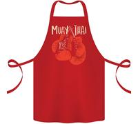 Muay Thai Boxe Guanti Mma Cotone Grembiule 100% Biologico